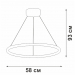 Подвесной светодиодный светильник Vitaluce V04628-13/1S