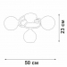 Потолочная люстра Vitaluce V3959-1/3PL