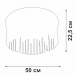Потолочная люстра Vitaluce V5879-8/6PL