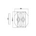 Бра Vele Luce Buzzati VL2181W02