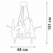 Подвесная люстра Vitaluce V2970-0/3S