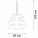 Подвесной светильник Vitaluce V1350-7/1