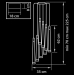 Каскадная люстра Lightstar Punto 807083