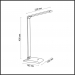 Настольная лампа Lumion Desk Reiko 3758/7TL