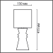 Настольная лампа Lumion Moderni Segi 8131/1Т