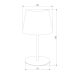 Настольная лампа TK Lighting 2936 Maja Black