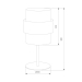 Настольная лампа TK Lighting 5404 Calisto