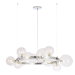 Подвесная люстра Crystal Lux Agata SP15 V2 Chrome/Transparente