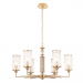 Подвесная люстра Crystal Lux Gloria SP6 Brass