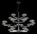 Подвесная люстра Crystal Lux Rebeca SP5+10+5 Nickel