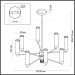 Подвесная люстра Lumion Classi Kamilla 5275/8C