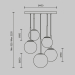 Подвесная люстра Maytoni Basic form MOD321PL-05B
