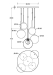 Подвесная люстра Maytoni Basic form MOD521PL-05G