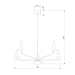 Подвесная люстра TK Lighting 10253 Limal