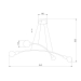 Подвесная люстра TK Lighting 2724 Helix Black