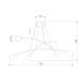 Подвесная люстра TK Lighting 2728 Helix Gold
