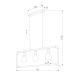 Подвесная люстра TK Lighting 4146 Hydria