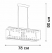 Подвесная люстра Vitaluce V5881-8/6PL