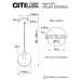 Подвесной светильник Citilux Томми CL102013