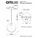 Подвесной светильник Citilux Томми CL102621