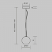 Подвесной светильник Maytoni Modern Basic Texture MOD461PL-01B
