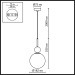 Подвесной светильник Odeon Light Lolla Midcent 4359/1A