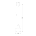 Подвесной светильник TK Lighting 2320 Vichy Black