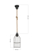 Подвесной светильник Toplight Alfreda TL1601H-01BK