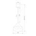 Подвесной светодиодный светильник Elektrostandard Conus 50316 LED a069333