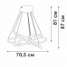 Подвесной светодиодный светильник Vitaluce V2516DT-8/3S