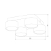 Потолочная люстра TK Lighting 6143 Space Black Gold
