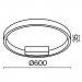 Потолочный светодиодный светильник Maytoni Rim MOD058CL-L35BK