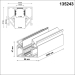 Шинопровод для натяжного потолока Novotech Shino Flum 135243