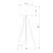 Торшер TK Lighting 16032 Umberto