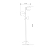 Торшер TK Lighting 5239 Cubus Graphite