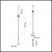 Уличный светодиодный светильник Odeon Light Nature Canna 7020/4GL