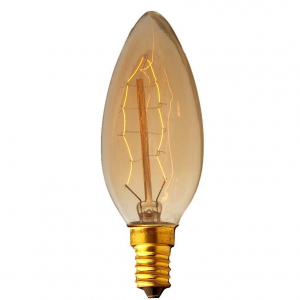 Лампа накаливания E14 40W прозрачная 3540-G