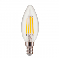 Лампа светодиодная филаментная диммируемая Elektrostandard E14 5W 4200K прозрачная BL134 a045174