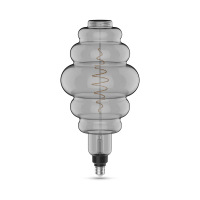 Лампа светодиодная филаментная Gauss E27 8,5W 1800K серая 161802005