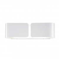 Настенный светильник Ideal Lux Clip AP2 Small Bianco 014166