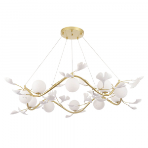 Подвесная люстра Crystal Lux Colibri SP10 Gold