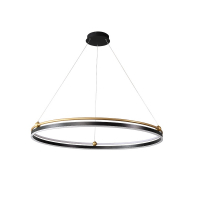 Подвесная люстра Crystal Lux FERNANDO SP88W LED D1000 BLACK/GOLD