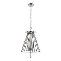 Подвесная люстра Crystal Lux Modesto SP3 Black/Chrome