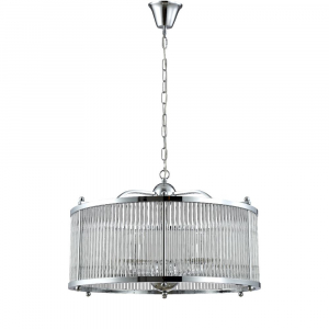 Подвесная люстра Crystal Lux Tadeo SP6 D600 Chrome/Transparente
