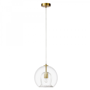 Подвесной светильник Crystal Lux Luisa SP1 Brass/Transparent