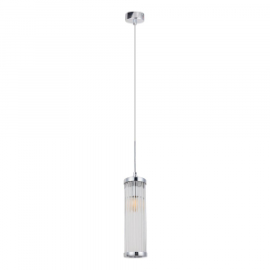 Подвесной светильник Crystal Lux Tadeo SP1 D100 Chrome/Transparente