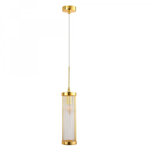 Подвесной светильник Crystal Lux Tadeo SP1 D100 Gold/Transparente