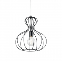 Подвесной светильник Ideal Lux Ampolla-1 SP1 Nero 148502