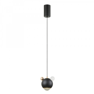 Подвесной светодиодный светильник Crystal Lux Amigo SP Led Black