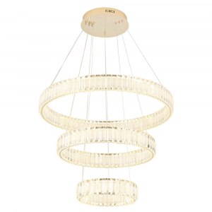 Подвесной светодиодный светильник Crystal Lux Musika SP150W Led Gold